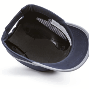 Gorra antichoque ventilada azul marino